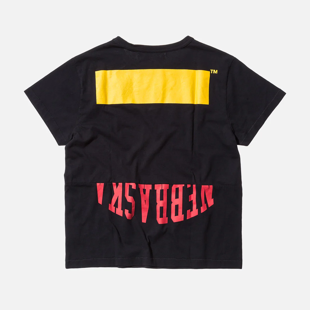 Off-White "Nebraska Snake" Patchwork Tee