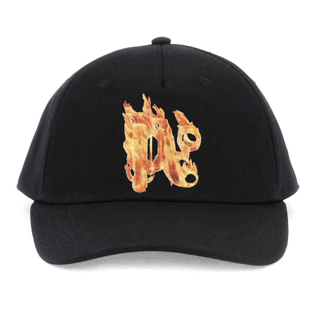 Palm Angels Burning Monogram Baseball Cap