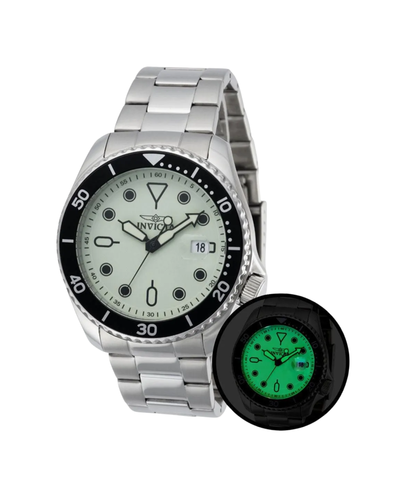 Invicta Pro Diver Men's Watch w/Luminous Dial - 46mm