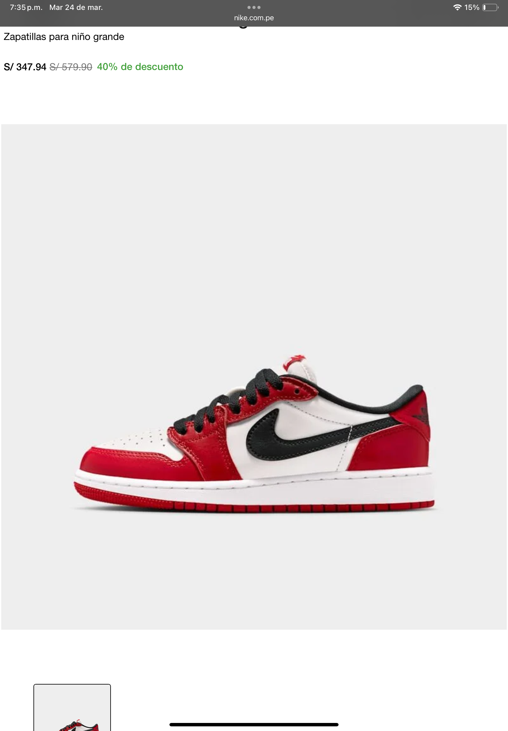 Air Jordan 1 Retro Low OG "Chicago"