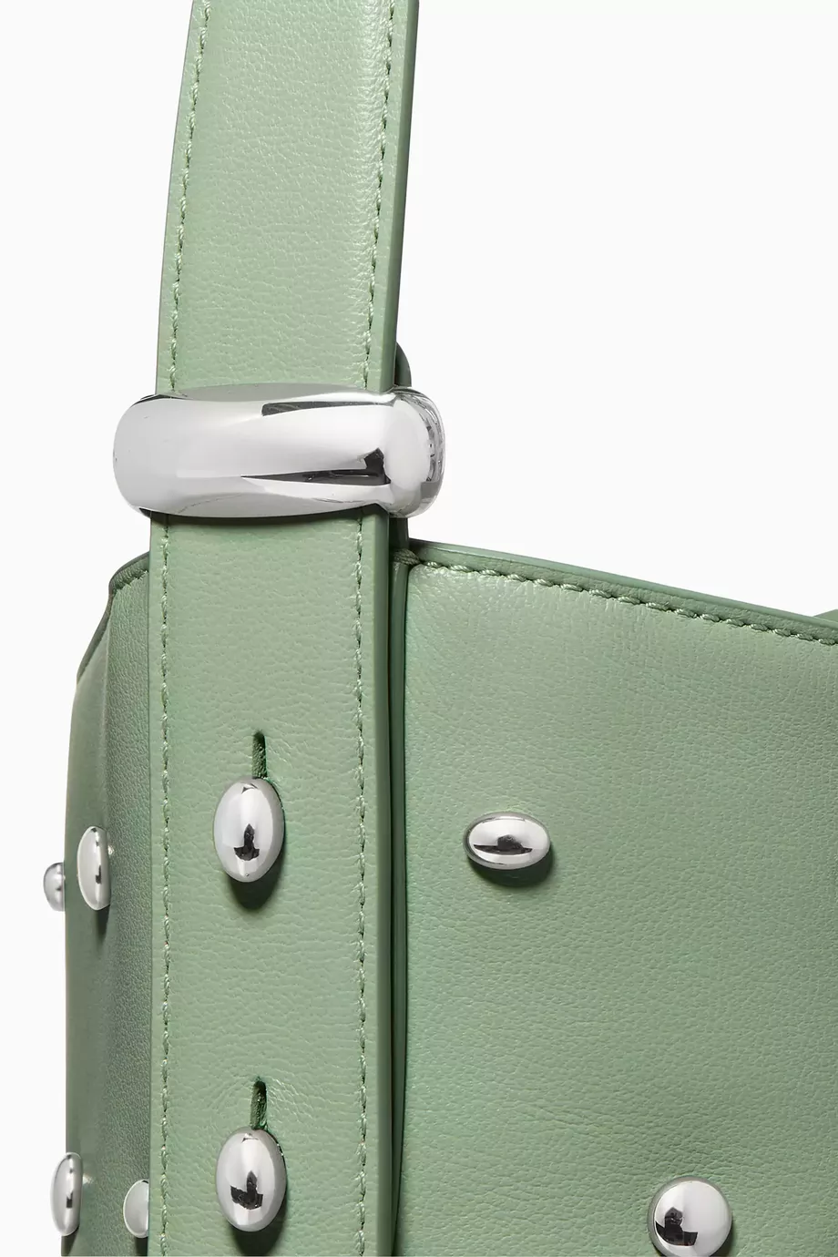 Kate Spade NY Halo Stud Fine Grain Leather Bucket Bag