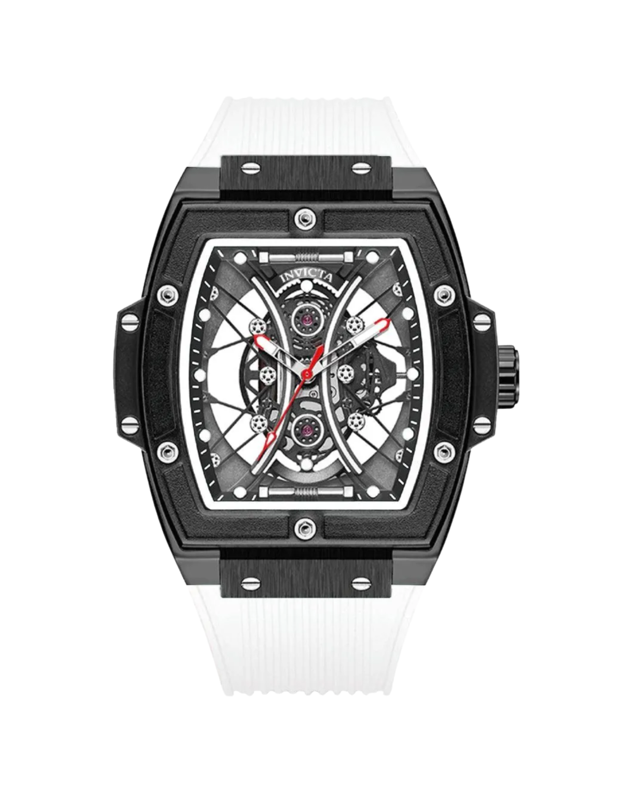 Invicta S1 Rally I by Invicta Men's Watch w/ Skeleton Dial - 50mm, White