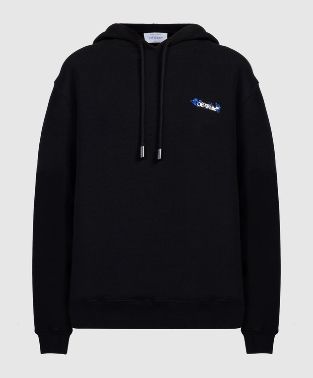 Off-White Arrow Floral Embroidered Hoodie