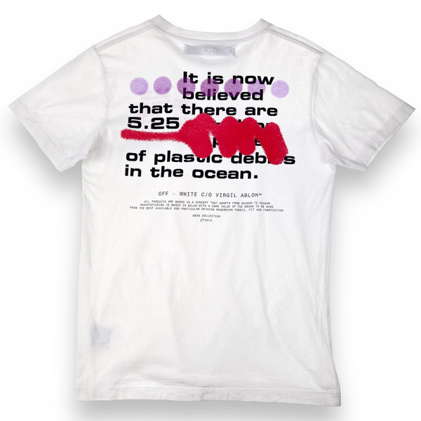 Off-White Ocean Debris S/S Slim Tee.