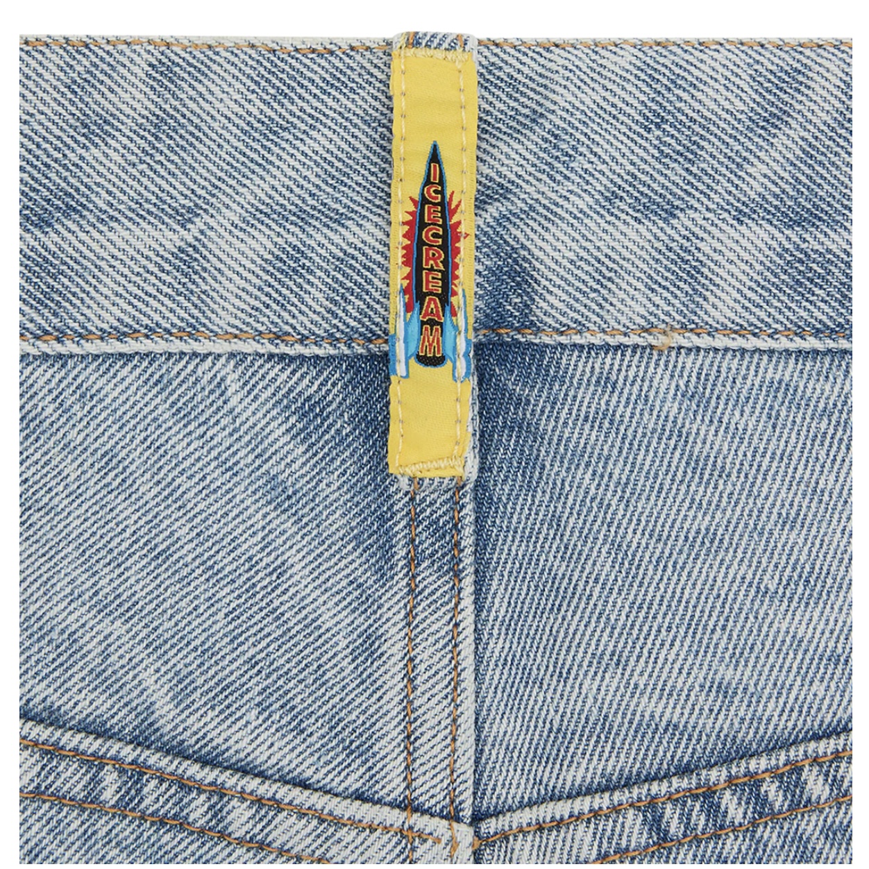 ICECREAM Running Dog Denim Shorts