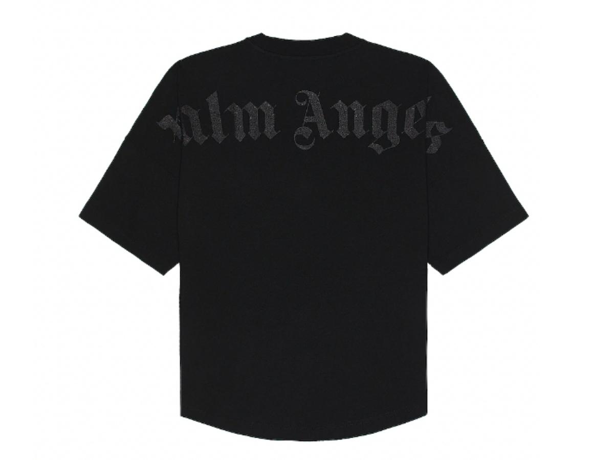 Palm Angels Glitter Classic Logo Over Tee