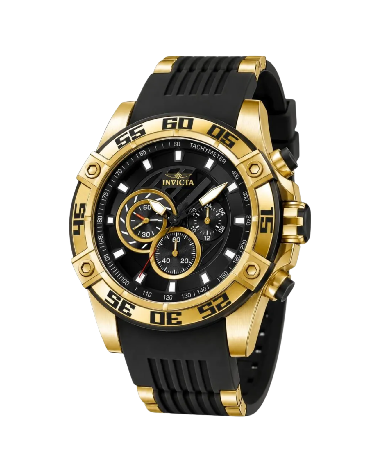 Invicta Speedway Impulse Men's Watch - 52mm, Black, Gold