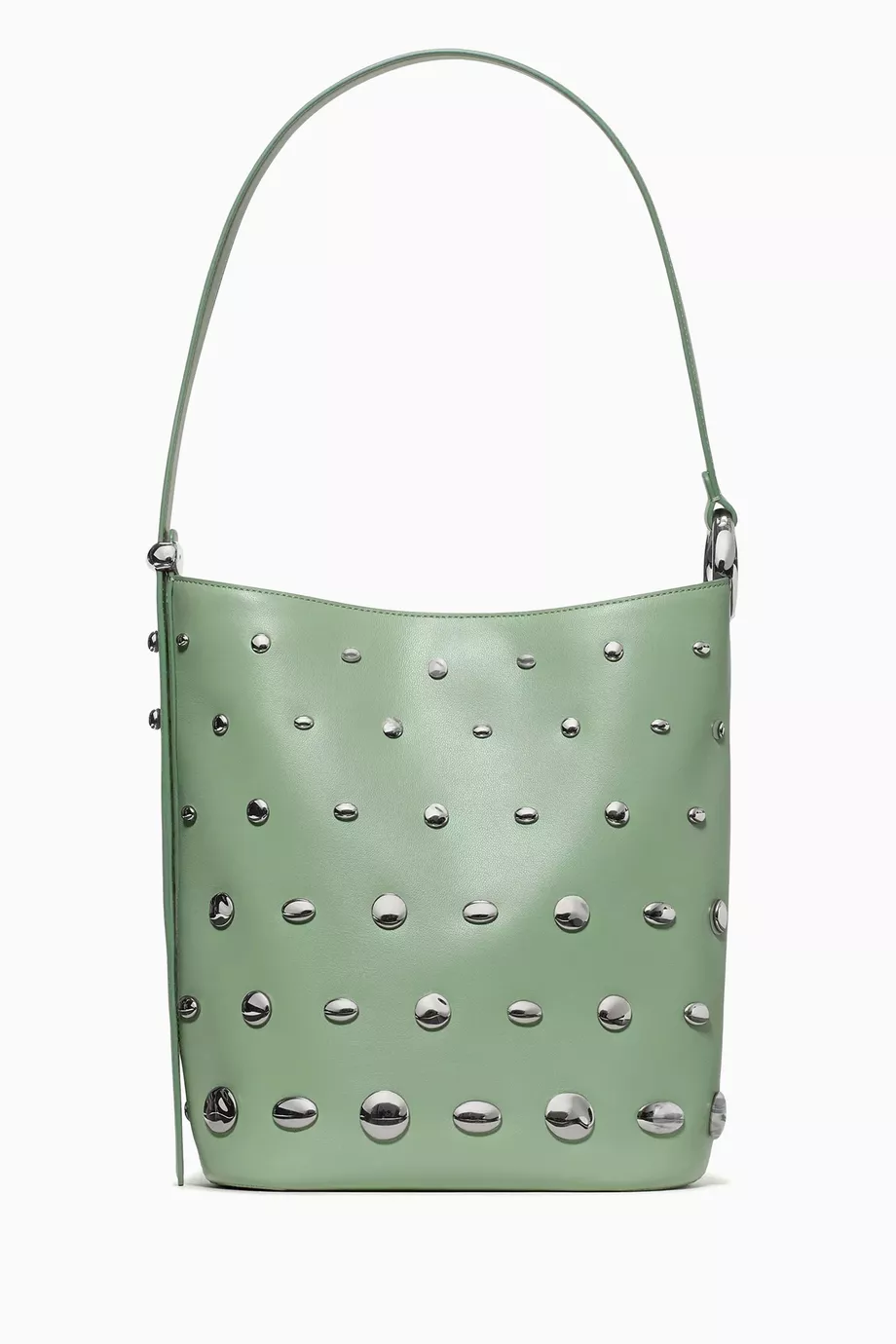 Kate Spade NY Halo Stud Fine Grain Leather Bucket Bag
