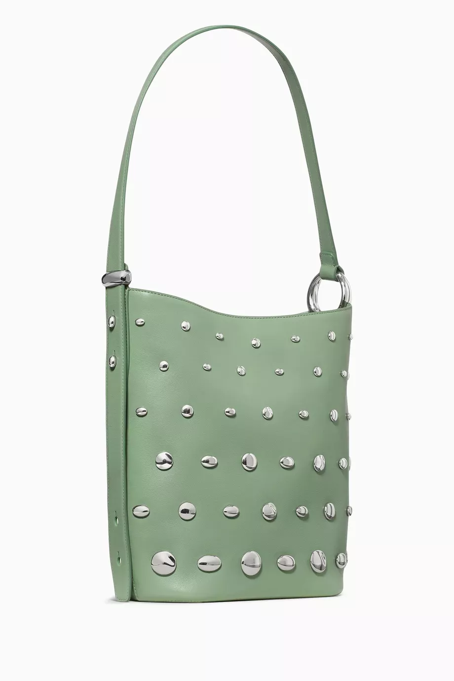 Kate Spade NY Halo Stud Fine Grain Leather Bucket Bag