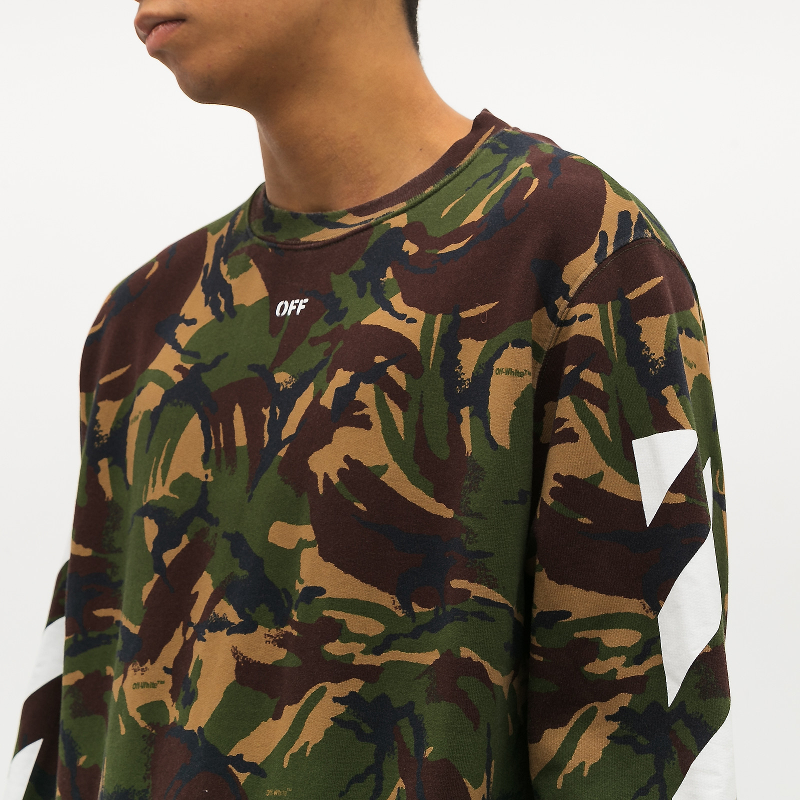 Off-White Camo Temperature Sweatshirt