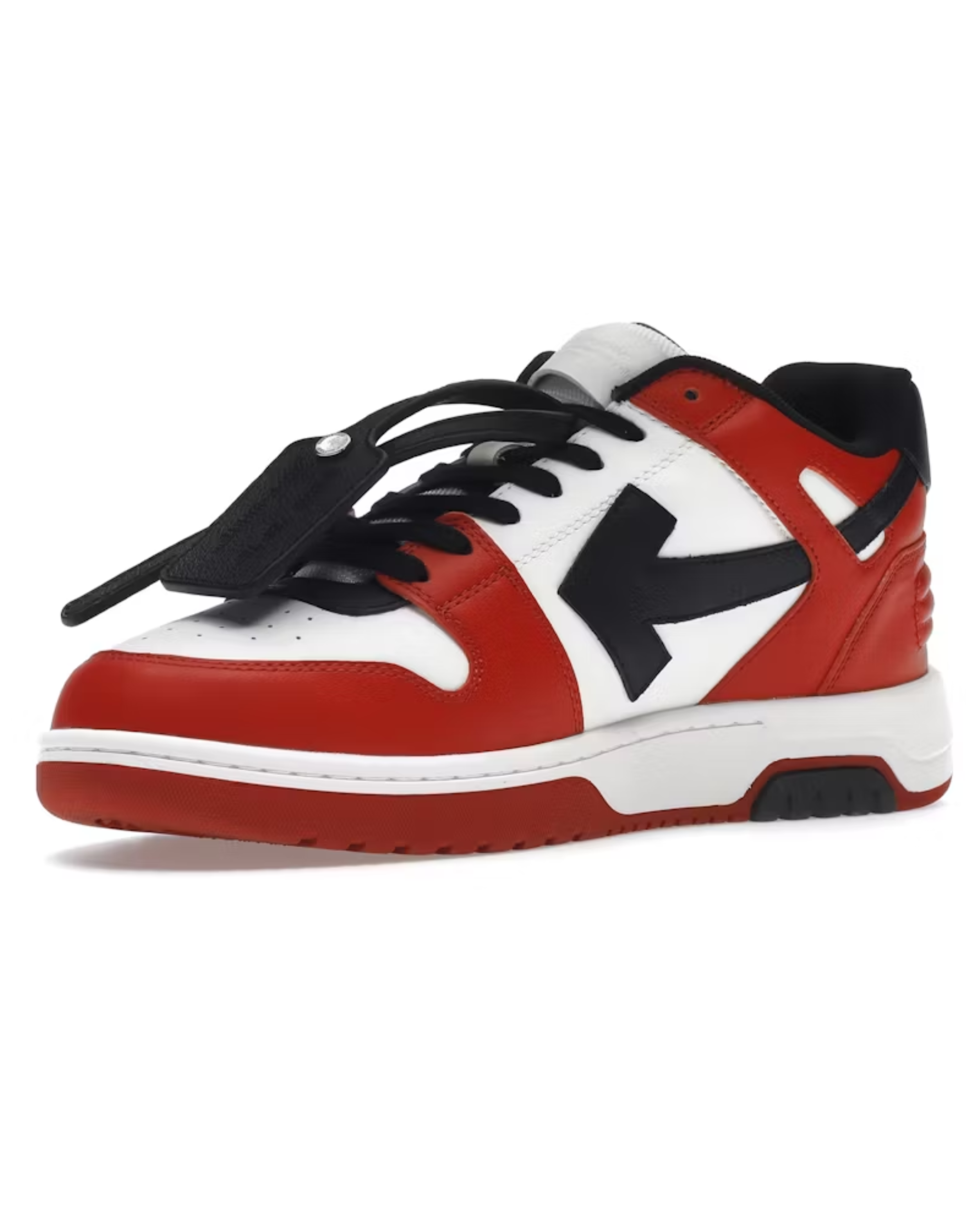 OFF-WHITE OOO Low Tops - Red Black