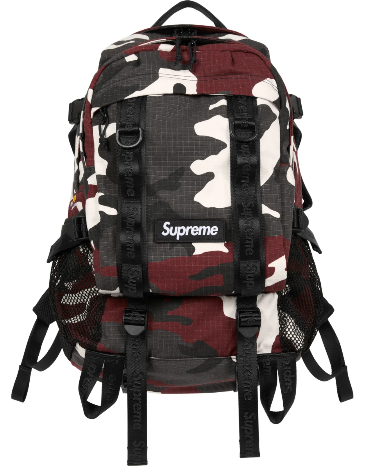 La Supreme Logo Backpack (SS26) "Red Camo"