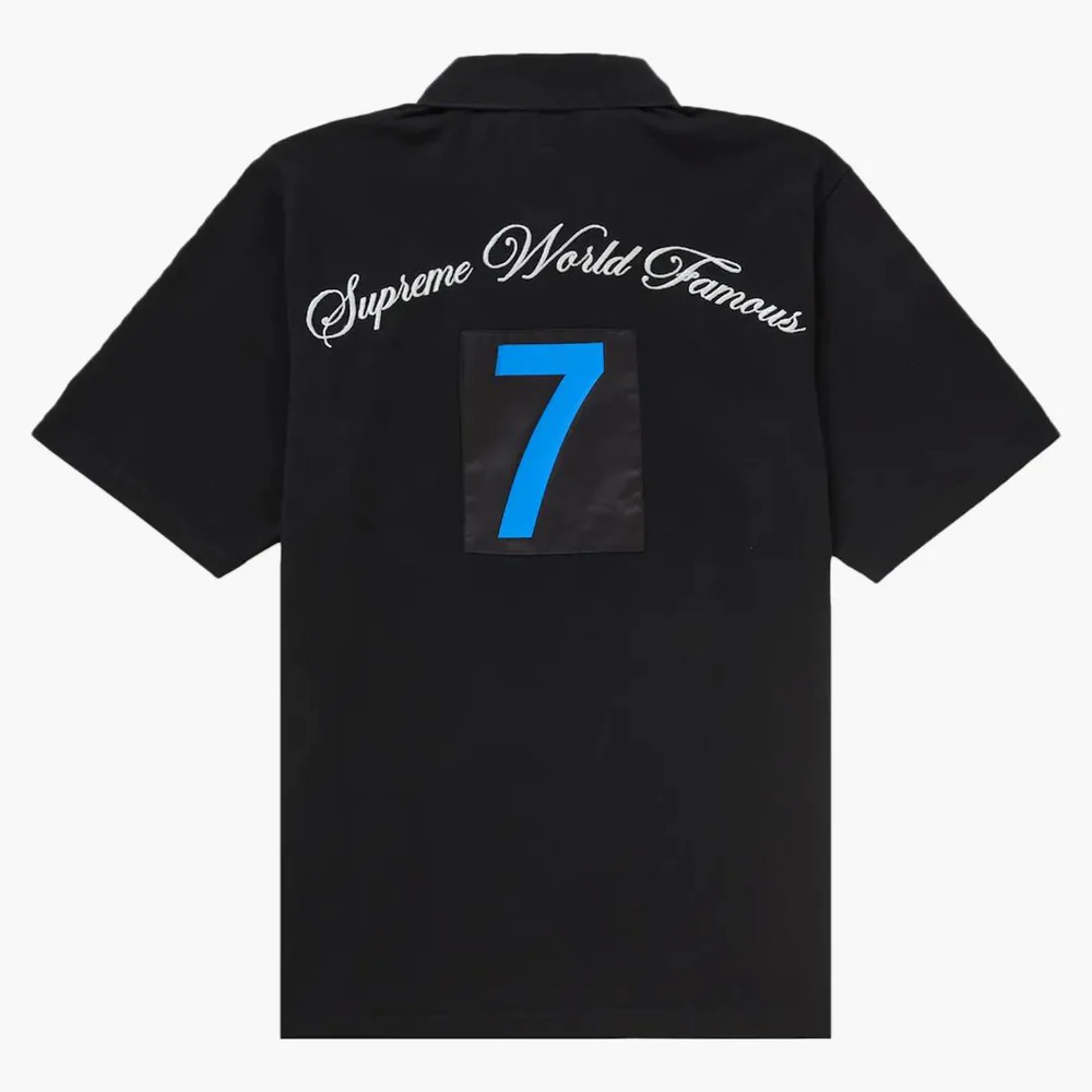 Supreme Cursive Polo 'Black