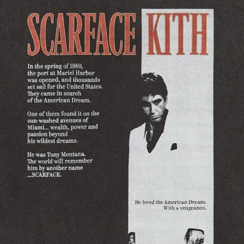 Kith for Scarface Film Poster Vintage OS